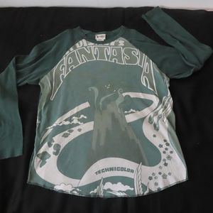 Vintage Walt Disney Fantasia RARE CHERNABOG Baseball Style T-Shirt L